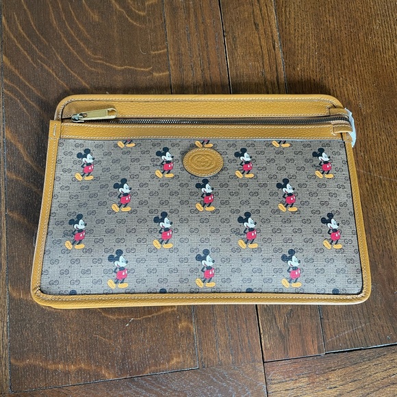 Gucci Bags Gucci X Disney Multicolor Long Mickey Mouse Zip Around